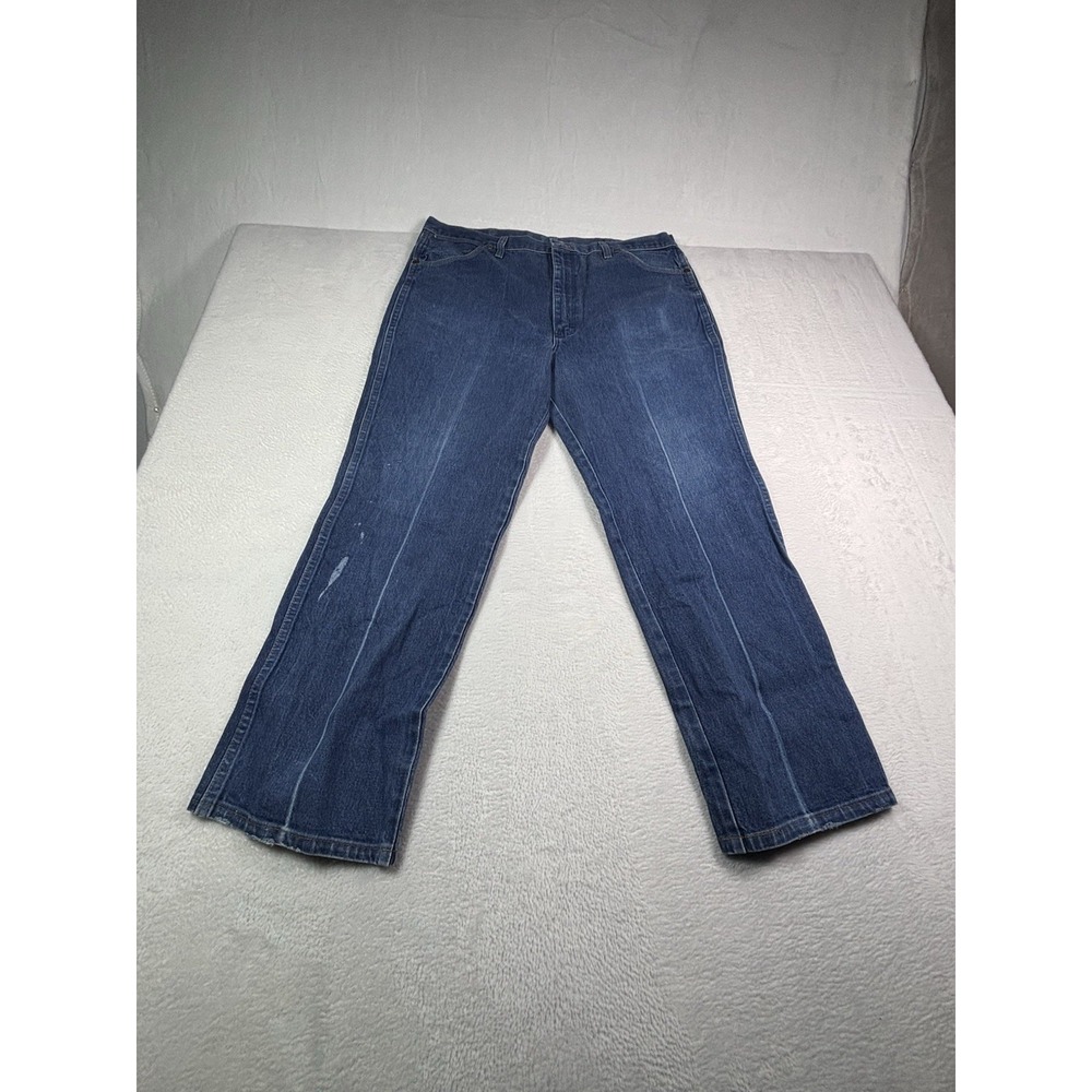 Wrangler Jeans Mens 40x34 Blue 936DEN Cowboy Cut Western Classic Denim Pants